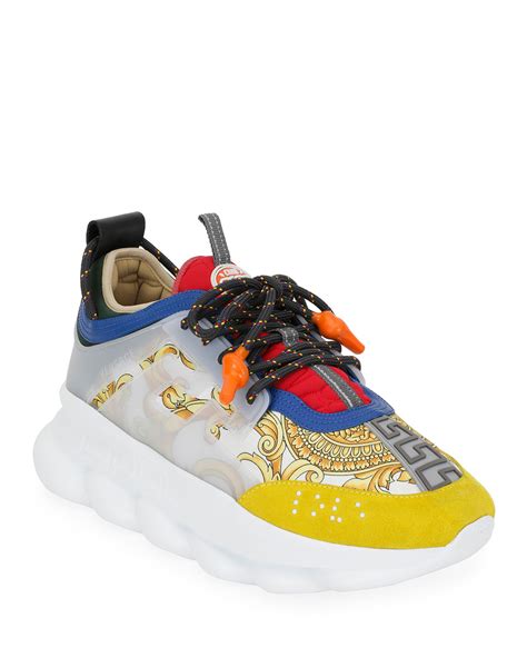 versace chain reaction sneakers for sale|Versace chain reaction price.